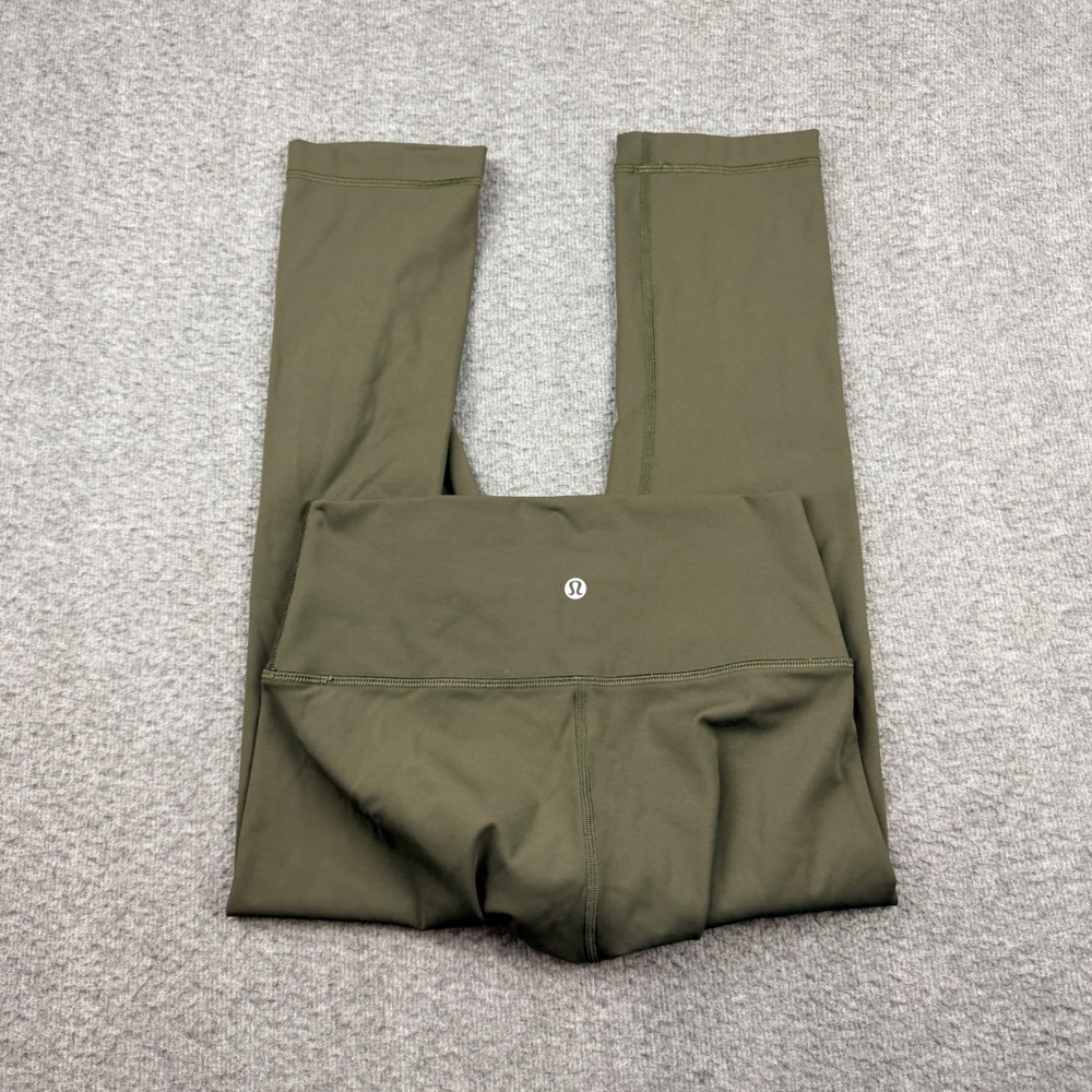 Lululemon Align High-Rise Crop 21" Women's Size 6 Olive Green Leggingsโ